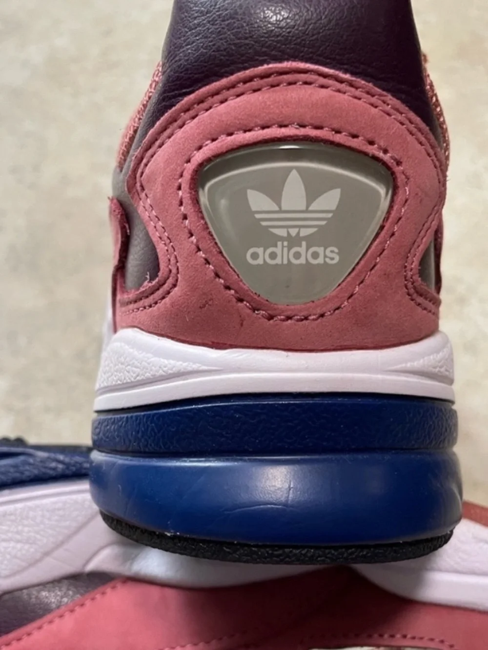 adidas torsion dusty rose classic athletic casual chunky running sneakers